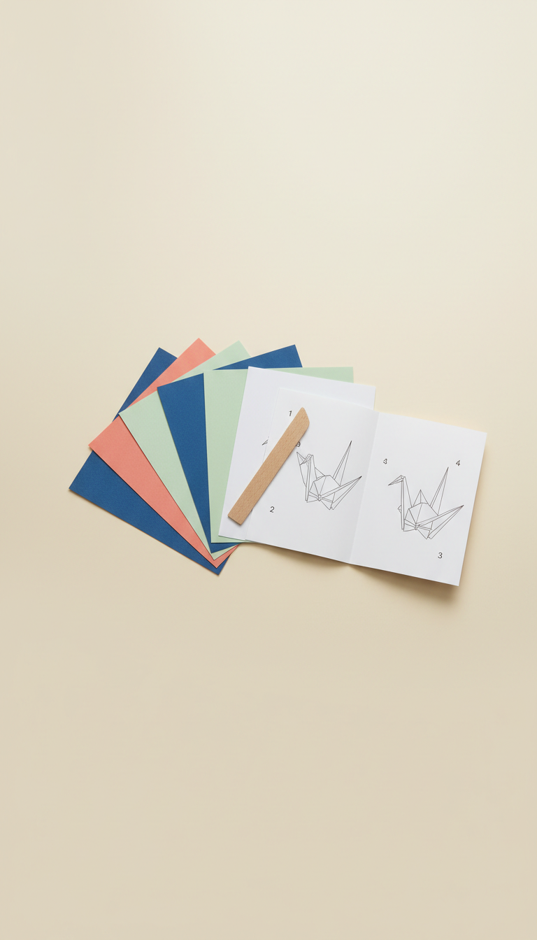 Set origami papel estampado japonés